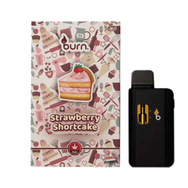 Burn 3mL Einweg Vape – Strawberry Shortcake THC